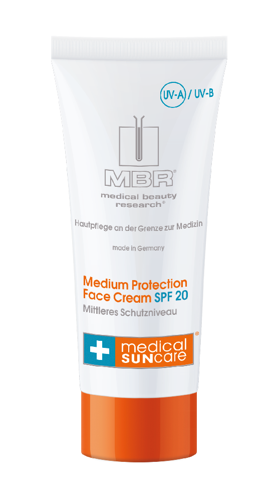 MBR medical SUN care® Medium Protection Face Cream SPF 20 Tube