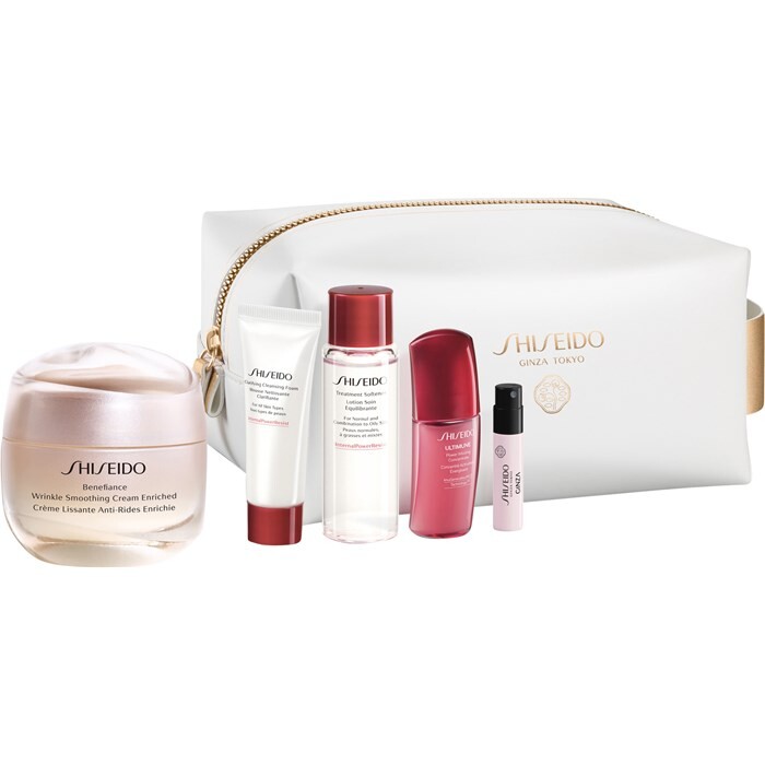 Shiseido Benefiance Smoothing Cream Enriched Pouch Set