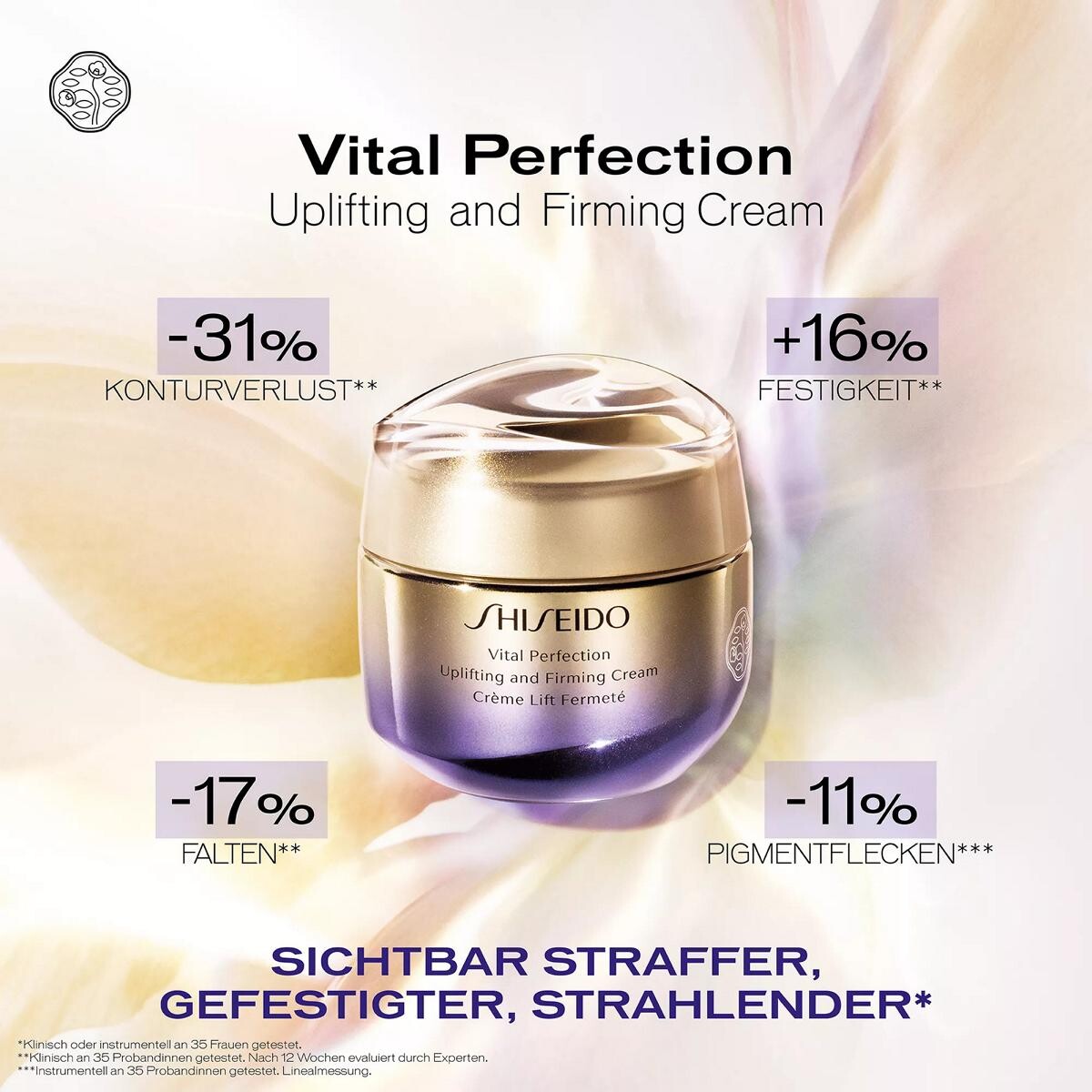 Gesichtspflege Shiseido Vital Perfection Uplifting und Firming 50ml bestellen
