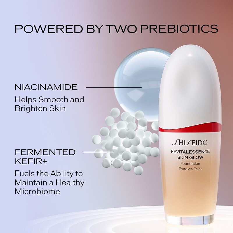Shiseido Revitalessence Skin Glow Foundation SPF30 340 Oak