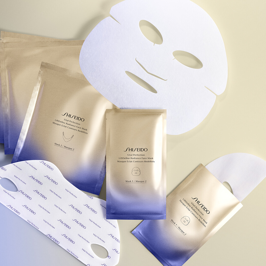 Gesichtsmasken Shiseido Vital Perfection Liftdefine Radiance Face Thiemann