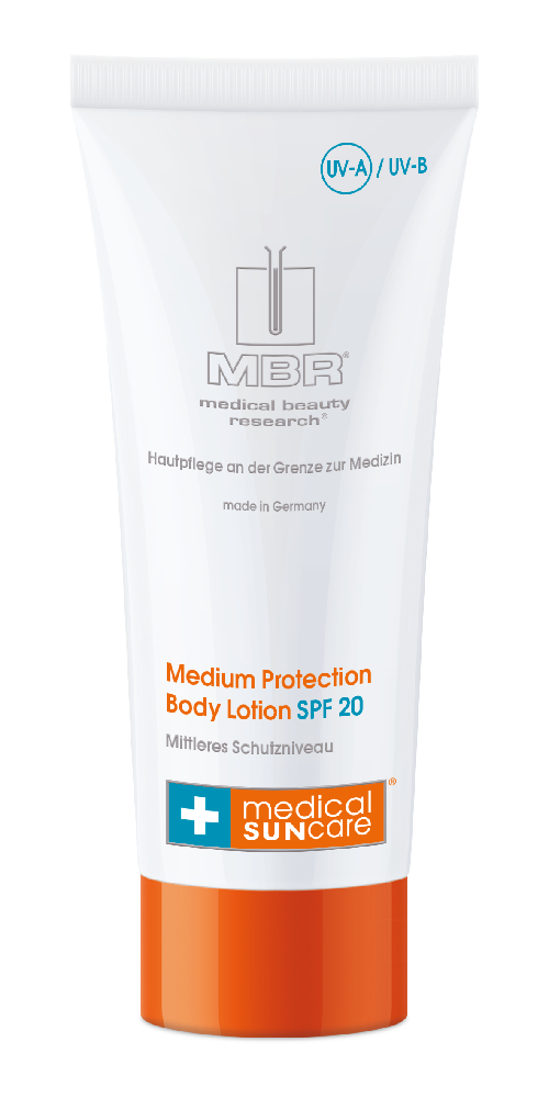 MBR medical SUN care® Medium Protection Body Lotion SPF 20 Tube 