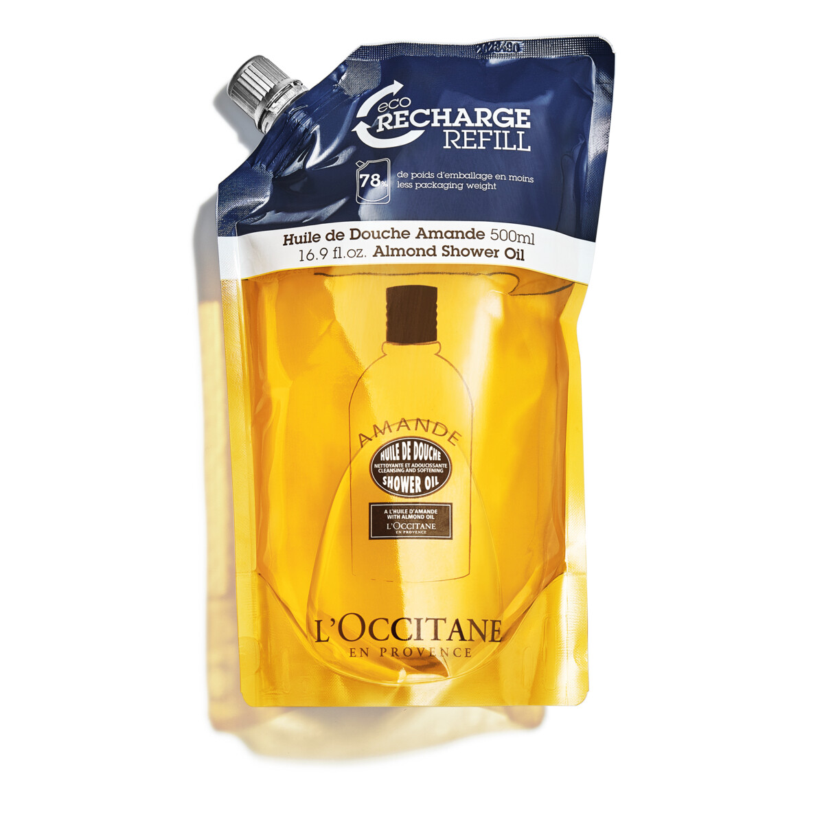 L'Occitane Mandel Duschöl Öko-Nachfüllpack